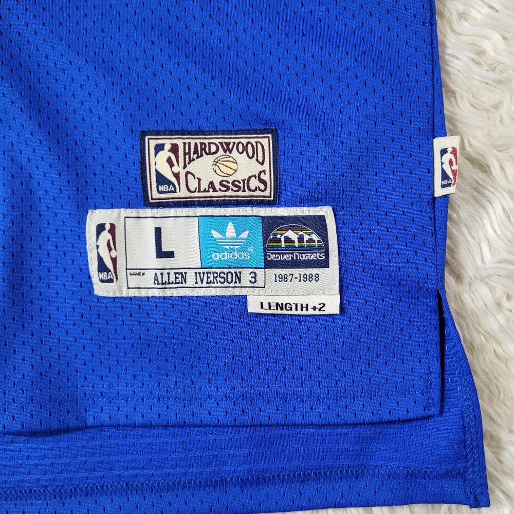 Mens Hardwood Classic Throwback Allen Iverson Jersey - Large - Picture 4 of 13